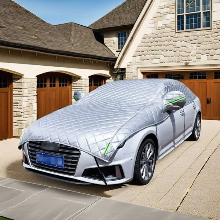 إكسسوارات السيارات في جميع الأحوال الجوية غطاء حماية من الشمس عازل للحرارة سيارة سميكة All Weather Car Accessories Thickened Car Sunshade Heat Insulation Cover