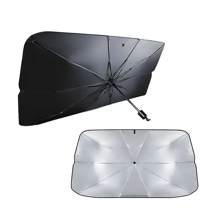 مظلة مظلة شمسية قابلة للطي من قماش المظلة بتقنية نانو متوافقة مع طراز Corolla &amp; Civic Nano Technology Foldable Sunshade Fabric Sunshade Compatible with Corolla &amp; Civic