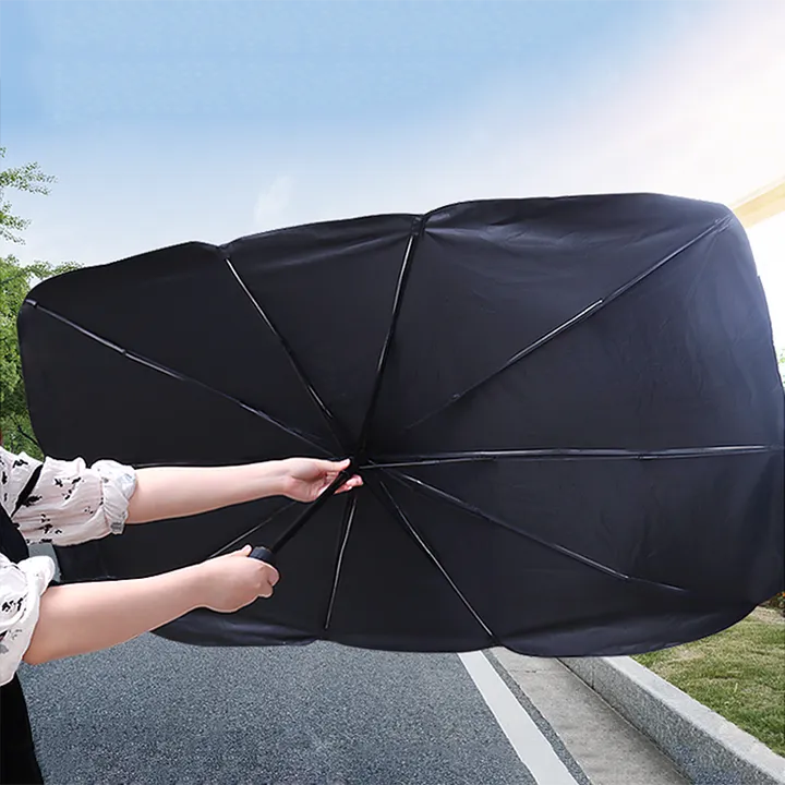 مظلة مظلة شمسية قابلة للطي من قماش المظلة بتقنية نانو متوافقة مع طراز Corolla &amp; Civic Nano Technology Foldable Sunshade Fabric Sunshade Compatible with Corolla &amp; Civic