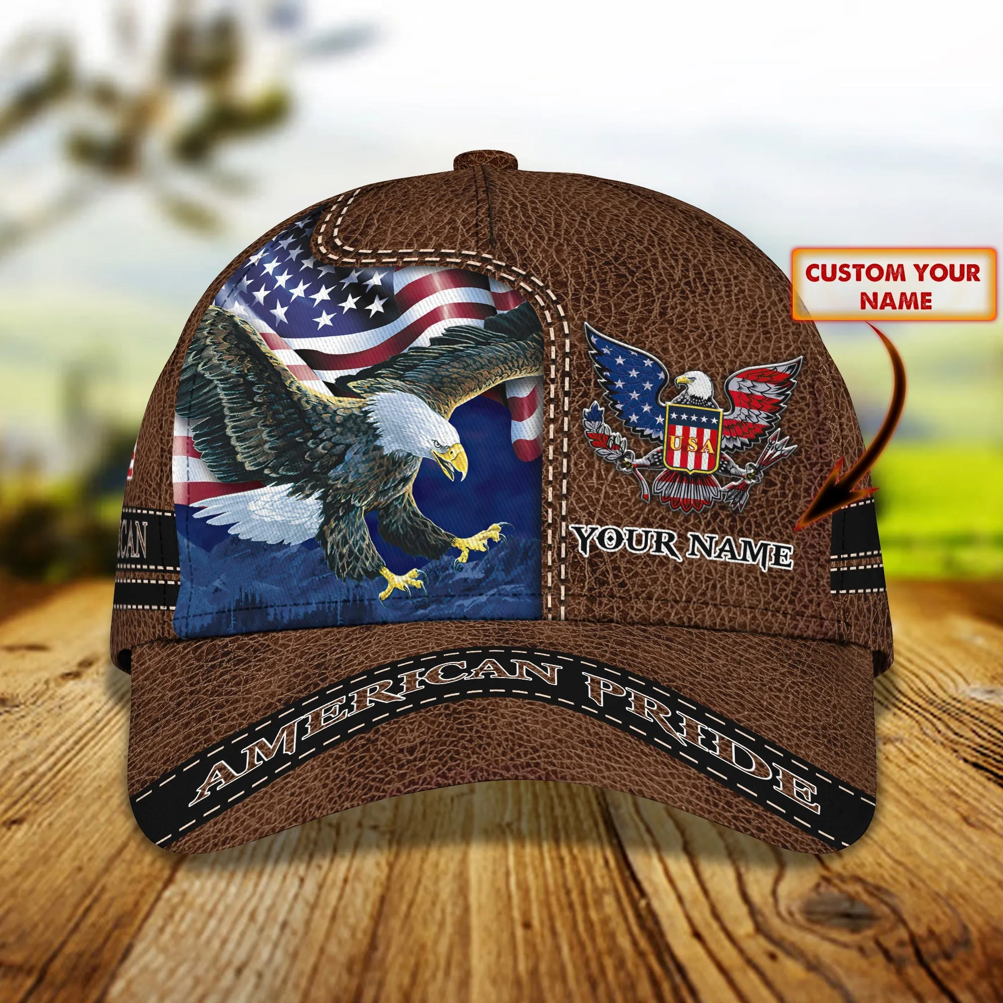 3D Classic Cap American Pride Cap 01 Namashops