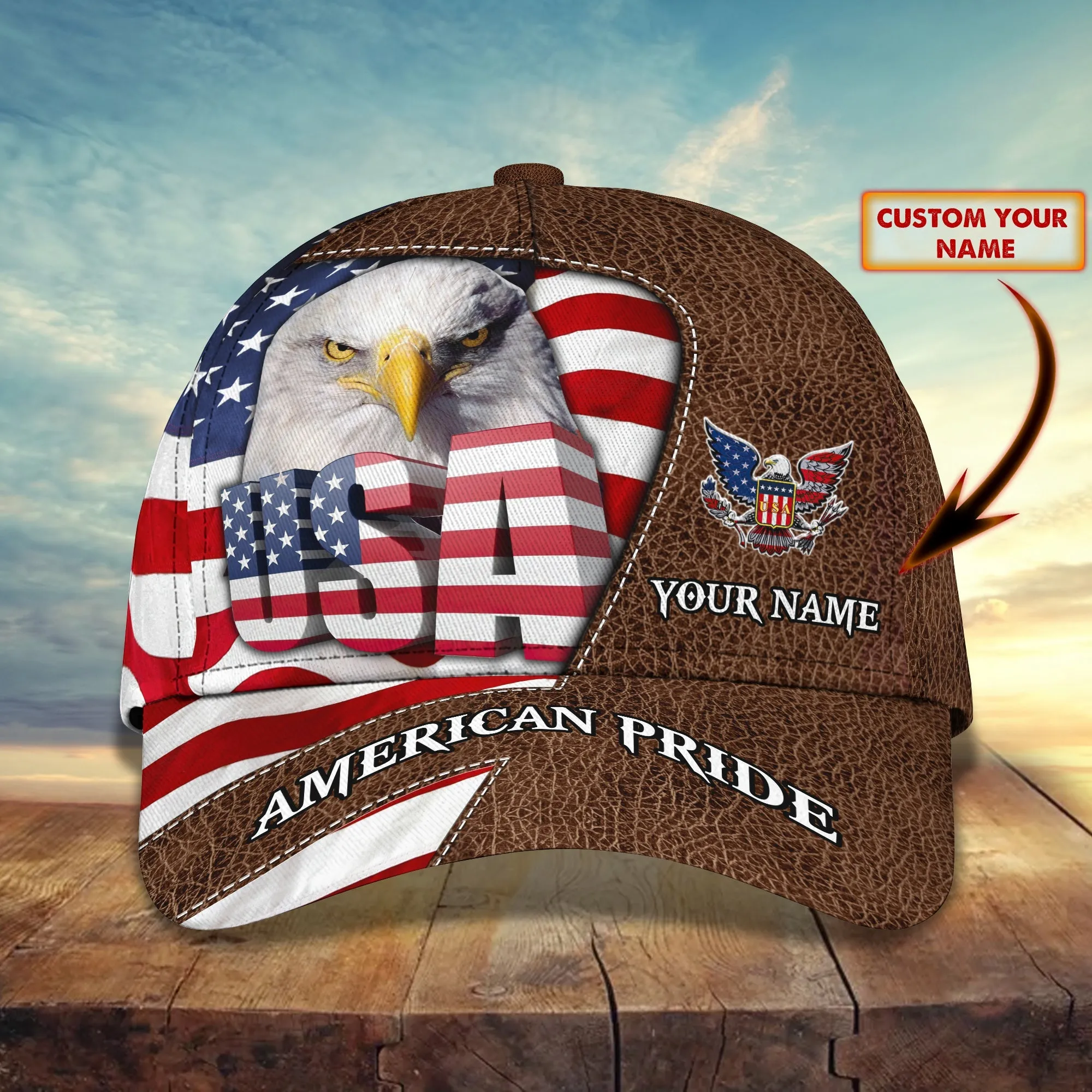 3D Classic Cap American Pride Cap 03 Namashops