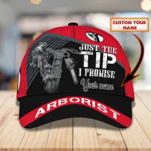 3D Classic Cap Arborist Personalized Name Cap