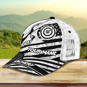 3D Classic Cap Archery Personalized Name Cap Fuly Namashops