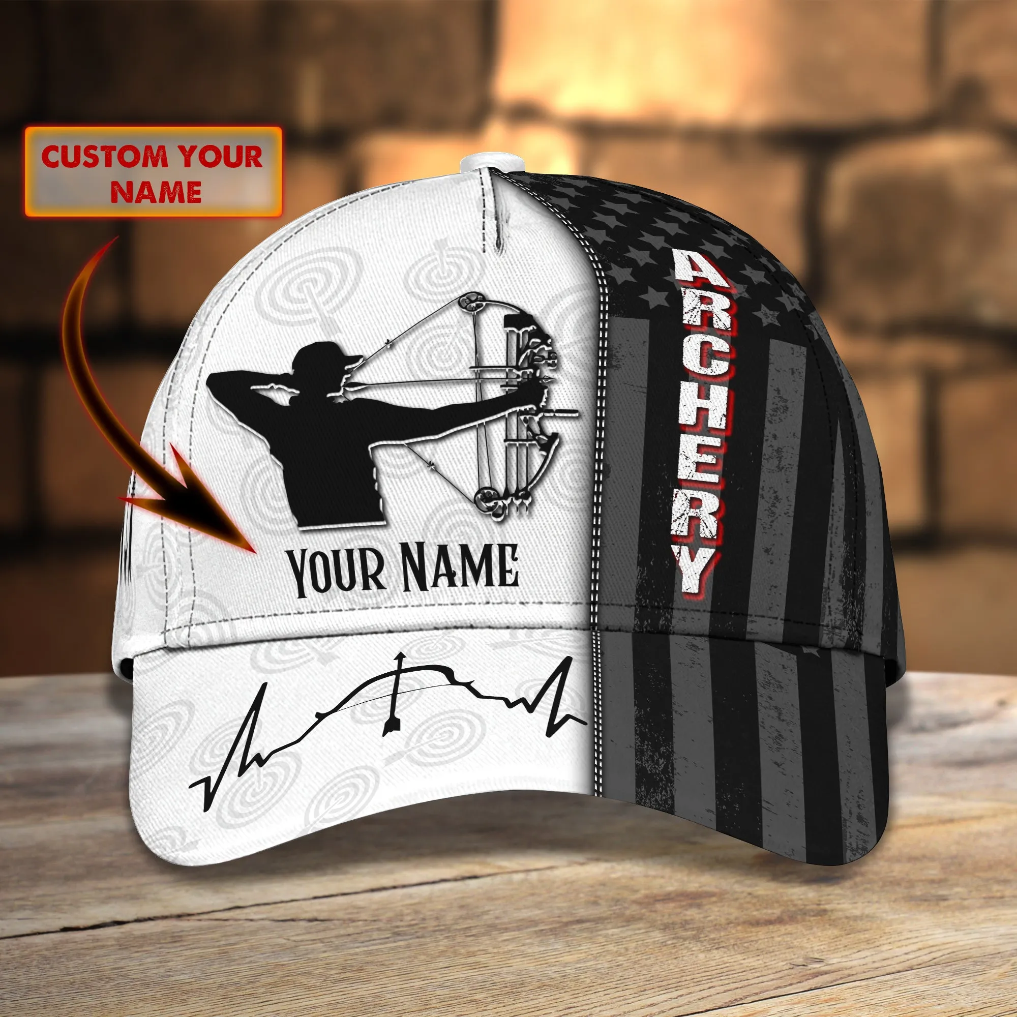 3D Classic Cap Archery U Personalized Name Cap Namashops