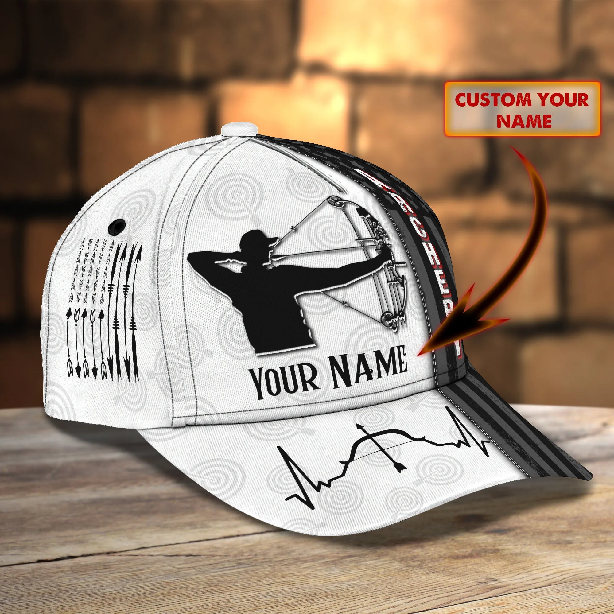 3D Classic Cap Archery U Personalized Name Cap Namashops