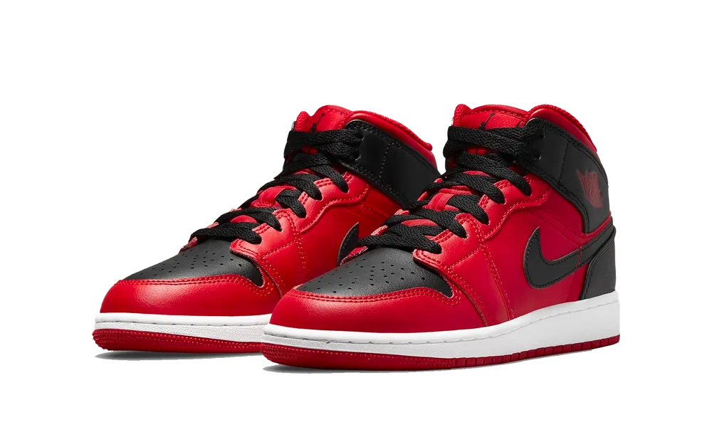 Air Jordan 1 Mid Reverse Bred 2021 (GS)