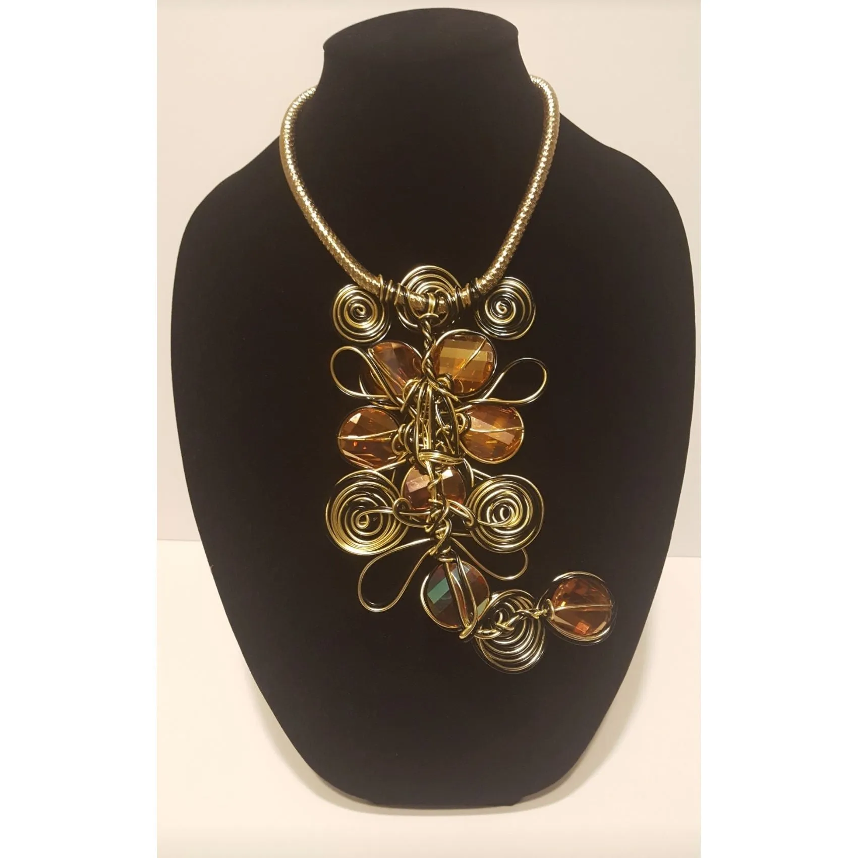 All Wired About You Statement  Necklace
