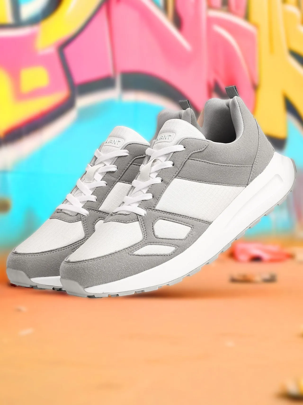 Avant Men's Waffle Pro Sneaker Shoes - Lt Grey