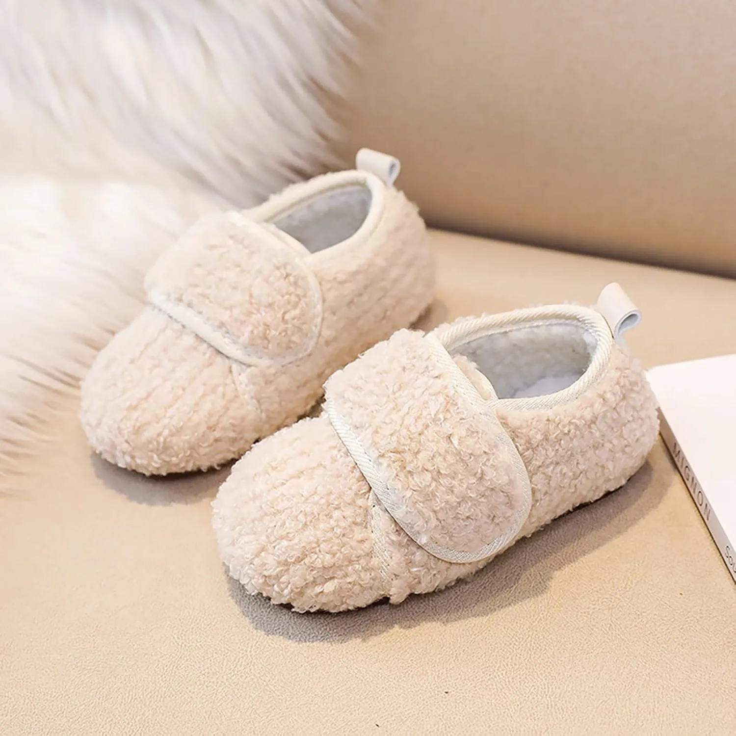 Baby Booties Girls Boys Infant Slippers First ?alkers Shoes Solid Warm Non Slip Socks Shoes Newborn Crib Shoes