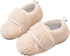 Baby Booties Girls Boys Infant Slippers First ?alkers Shoes Solid Warm Non Slip Socks Shoes Newborn Crib Shoes