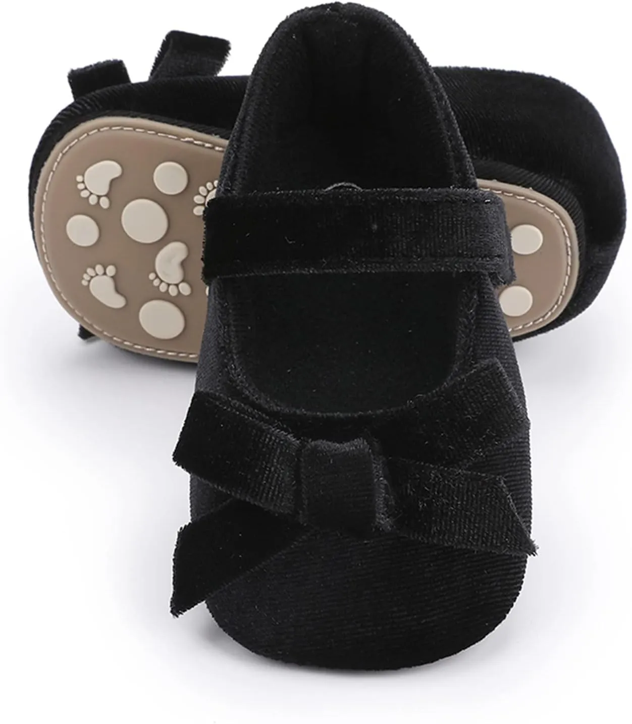 Baby Girls Princess Dress Shoes Toddler Prewalker Sneaker Soft Soled Anti-Slip First Walkers Crib Shoes Moccasins