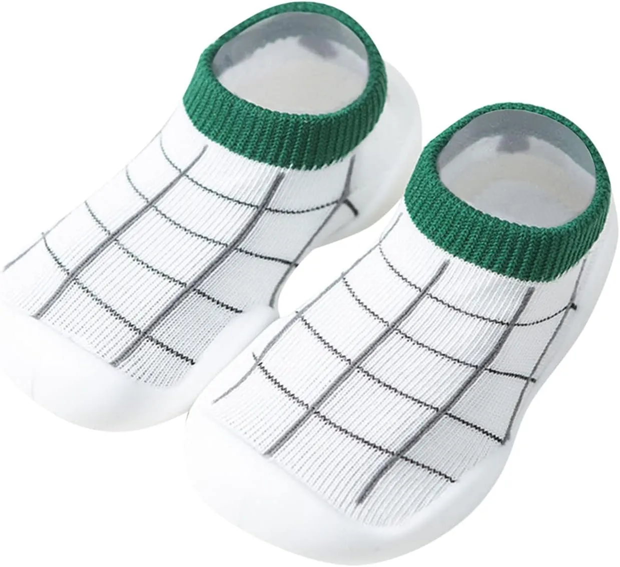 Baby Walking Shoes,Kids Infant Boys Girls Shoes First Walkers Striped Plaid Antislip Socks Shoes Prewalker Boys Shoes