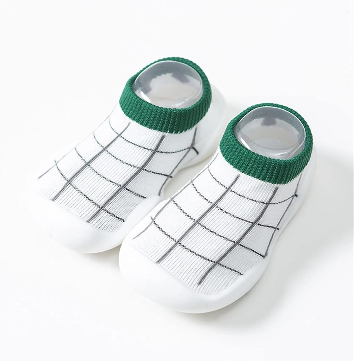 Baby Walking Shoes,Kids Infant Boys Girls Shoes First Walkers Striped Plaid Antislip Socks Shoes Prewalker Boys Shoes