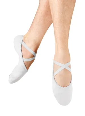 Bloch S0277M White Color Mens Pump Canvas Ballet Shoe