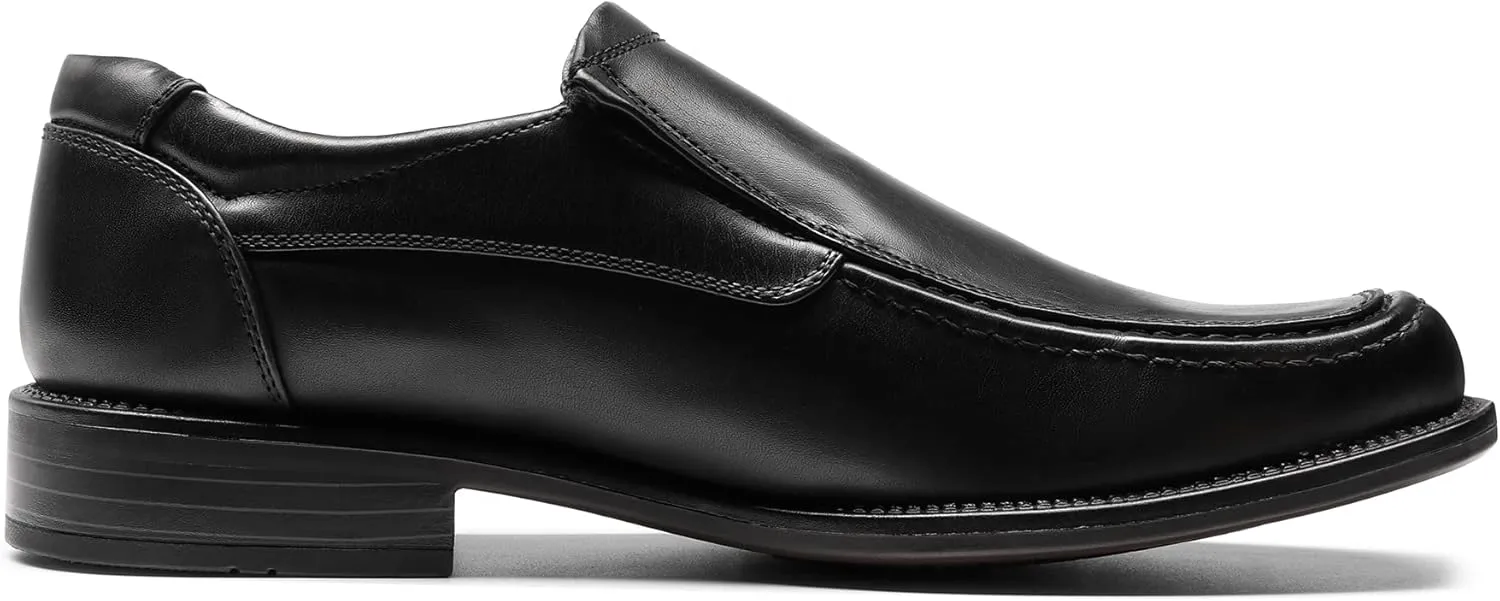 Bruno Marc Men's Goldman-02 Slip on Leather Lined Square Toe Dress Loafers Shoes for Casual Weekend Formal Work