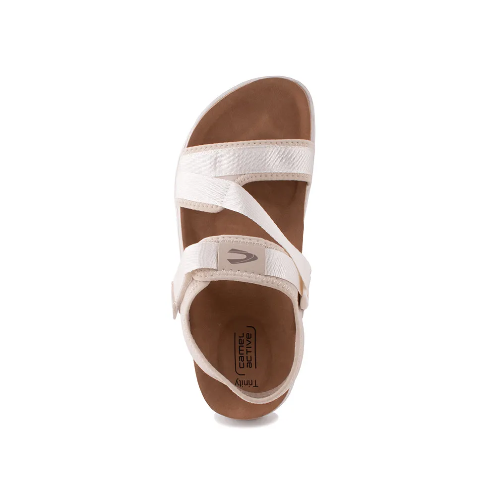 camel active Women Trinity Slingback Sandals -792301-CV02SV-52-BEIGE