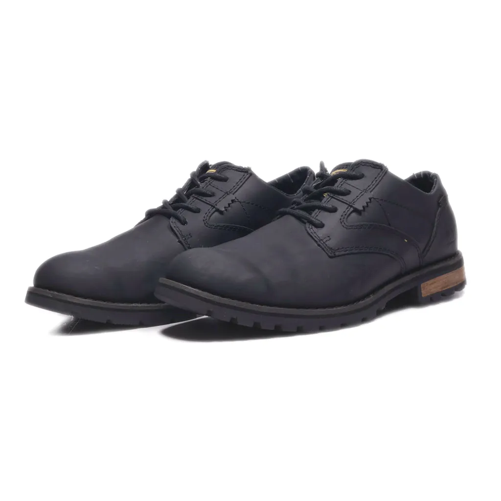 Caterpillar Mather Formal Lace Ups Leather Black Colour For Men