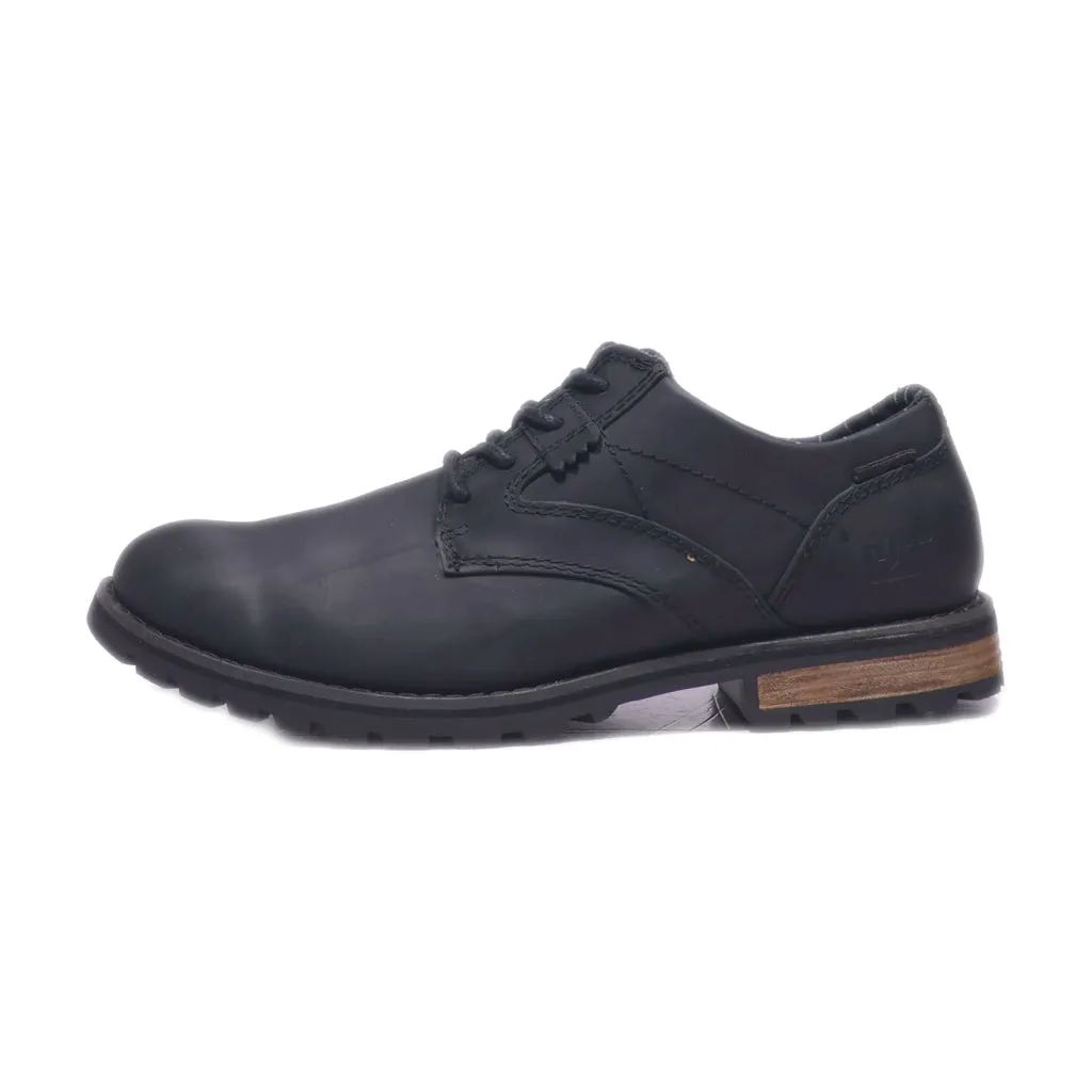 Caterpillar Mather Formal Lace Ups Leather Black Colour For Men