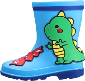 Children Infants Baby Boys Girls Cartoon Dinosaur Rain Boots Shoes Ballet Shoes for Toddler Girls