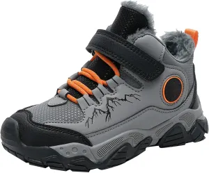 Children's Winter Shoes Outdoor Winter Warm Lined Non Slip Lightweight Winter Boots Running Shoes Toddler Shoes Girl