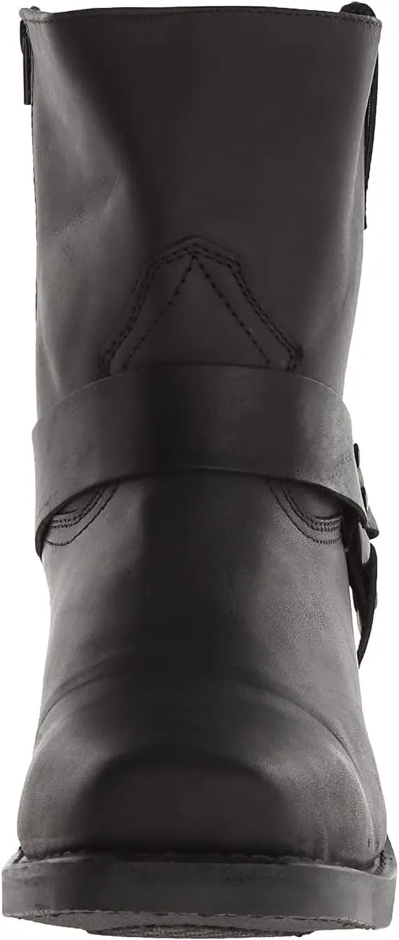 CHUUMEE Men's Classic Western Cowboy Square Toe Embroidered Cowboy Boots??Men's Square Toe Side Zip Ankle Boots