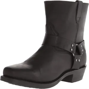 CHUUMEE Men's Classic Western Cowboy Square Toe Embroidered Cowboy Boots??Men's Square Toe Side Zip Ankle Boots