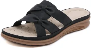Ciuyurra Women Comfy Flat Slide Sandals