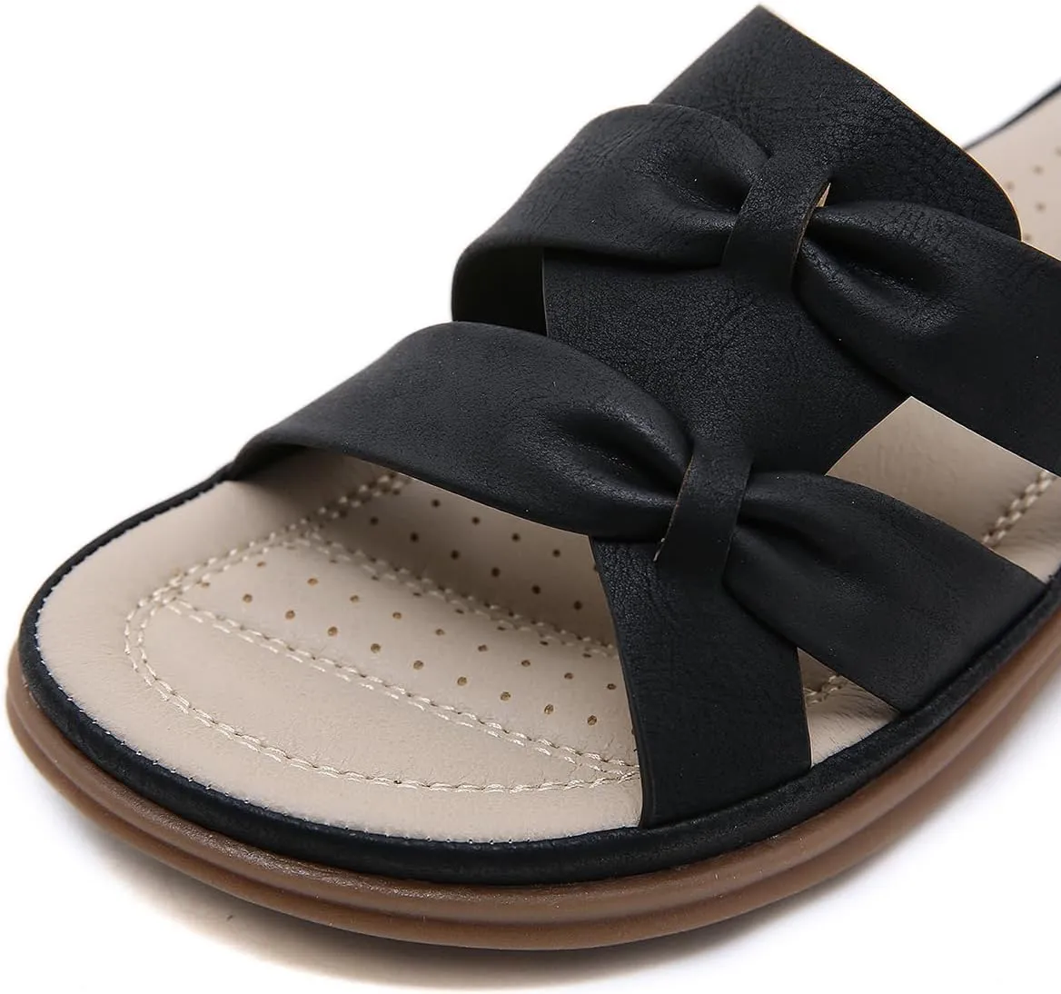 Ciuyurra Women Comfy Flat Slide Sandals