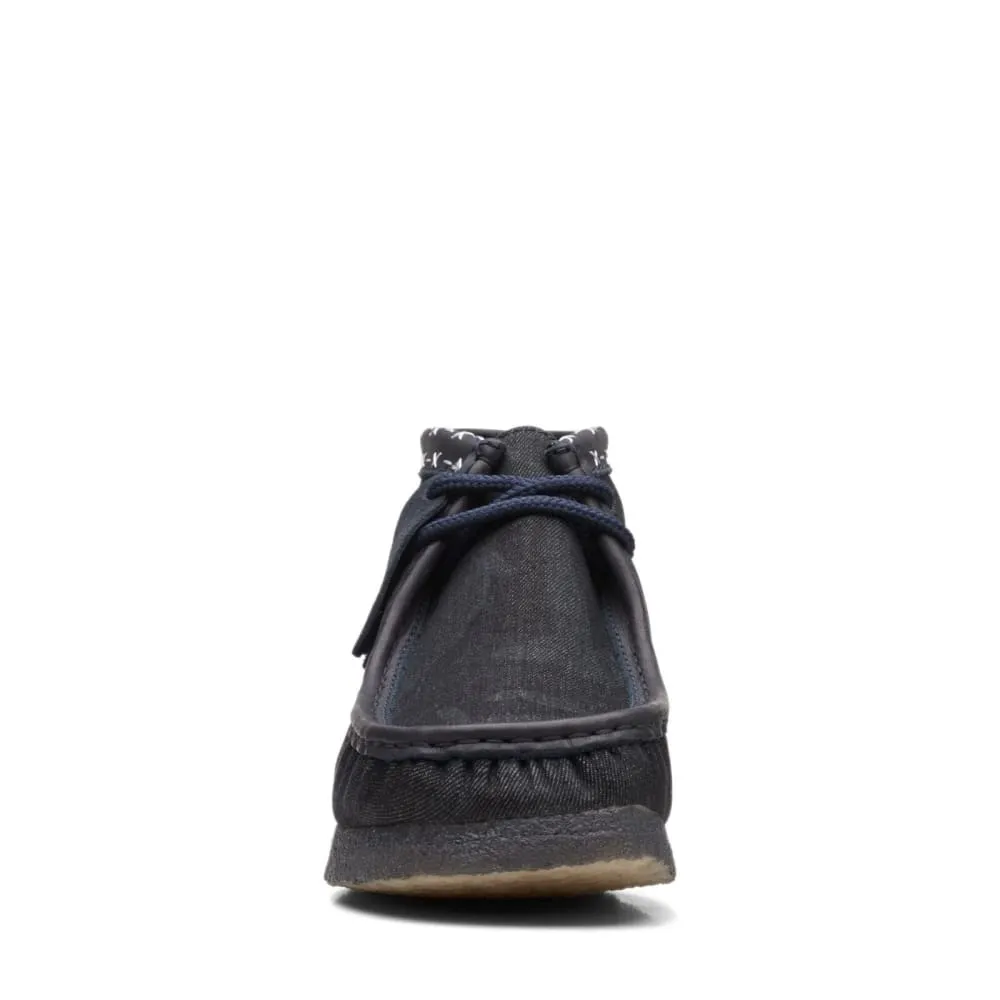 Clarks Originals Wallabee Boots Men's Denim Blue Vegan 26168811