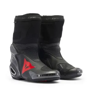 Dainese Axial 2 Air Boots Black/Black/Red Fluorescent