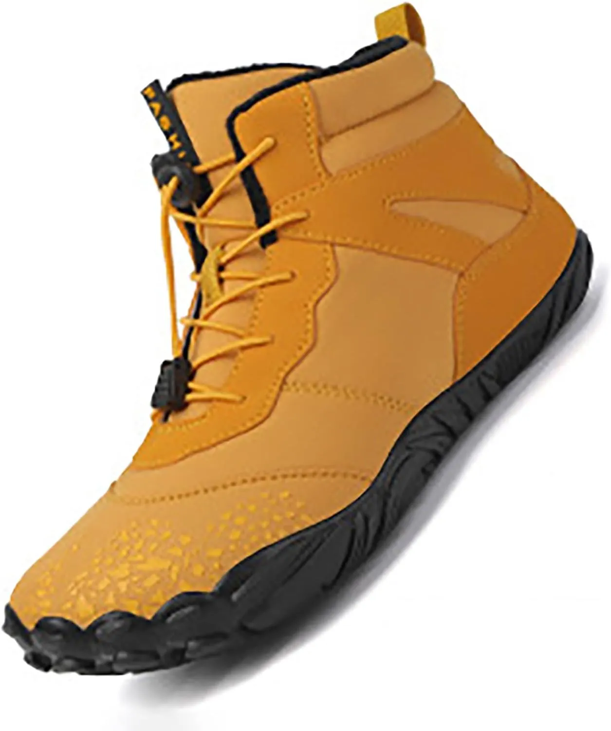 DIYCAM Women Warm Snow Boots, Soft Sole Fur Lined Waterproof Anti Klip Winter Ankle Hiking Climping Walking Booties Anti-Slip Fur Lined Ankle Booties