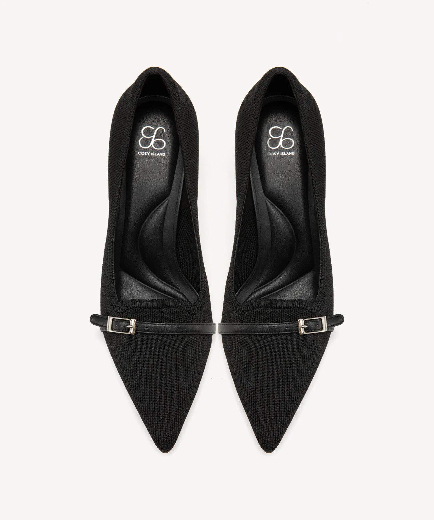 Elegant Charm Pointed Toe Heeled Pumps Red