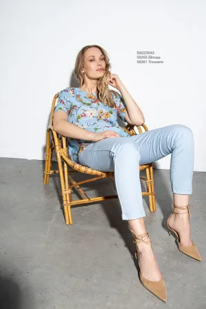 Funky Staff Chelsea Trousers - Light Blue