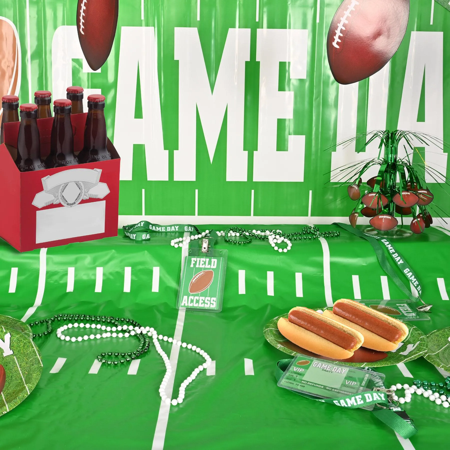 Game Day Football Party Table Roll