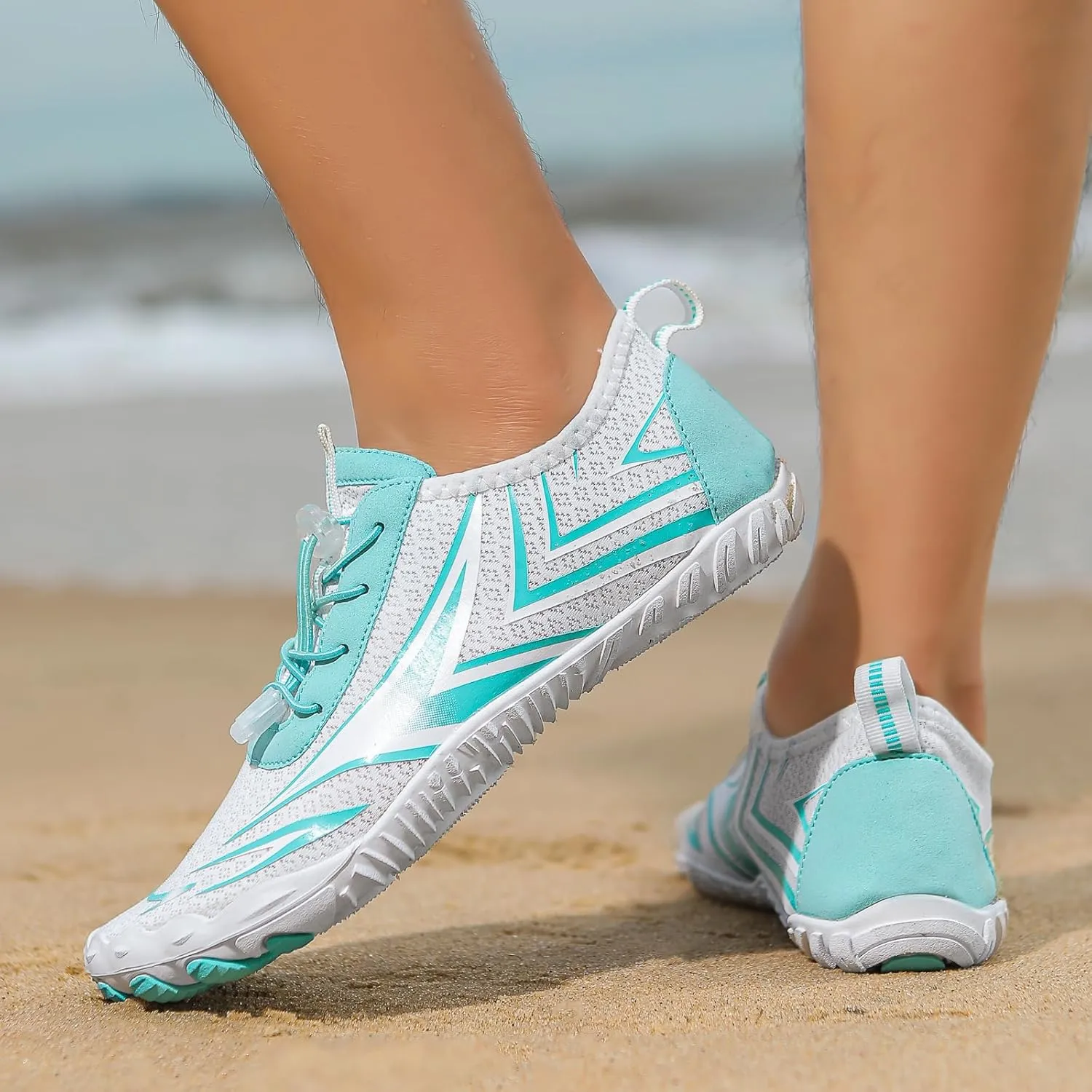 Grounding Shoes for Women Breathable Grounded Footwear Non-Slip Fashion Hiking Shoe Lightweight Hike Barefoot Shoes Athletic Hiking Water Sneakers Beach Outdoor Water Sports Shoe