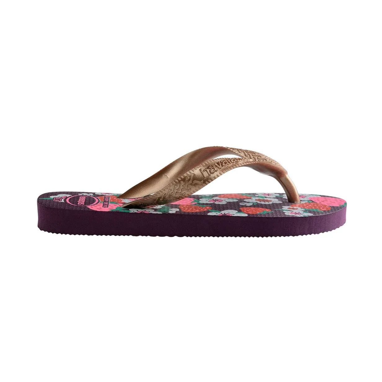 Havaianas - Kids Flores - Eggplant Rose Gold