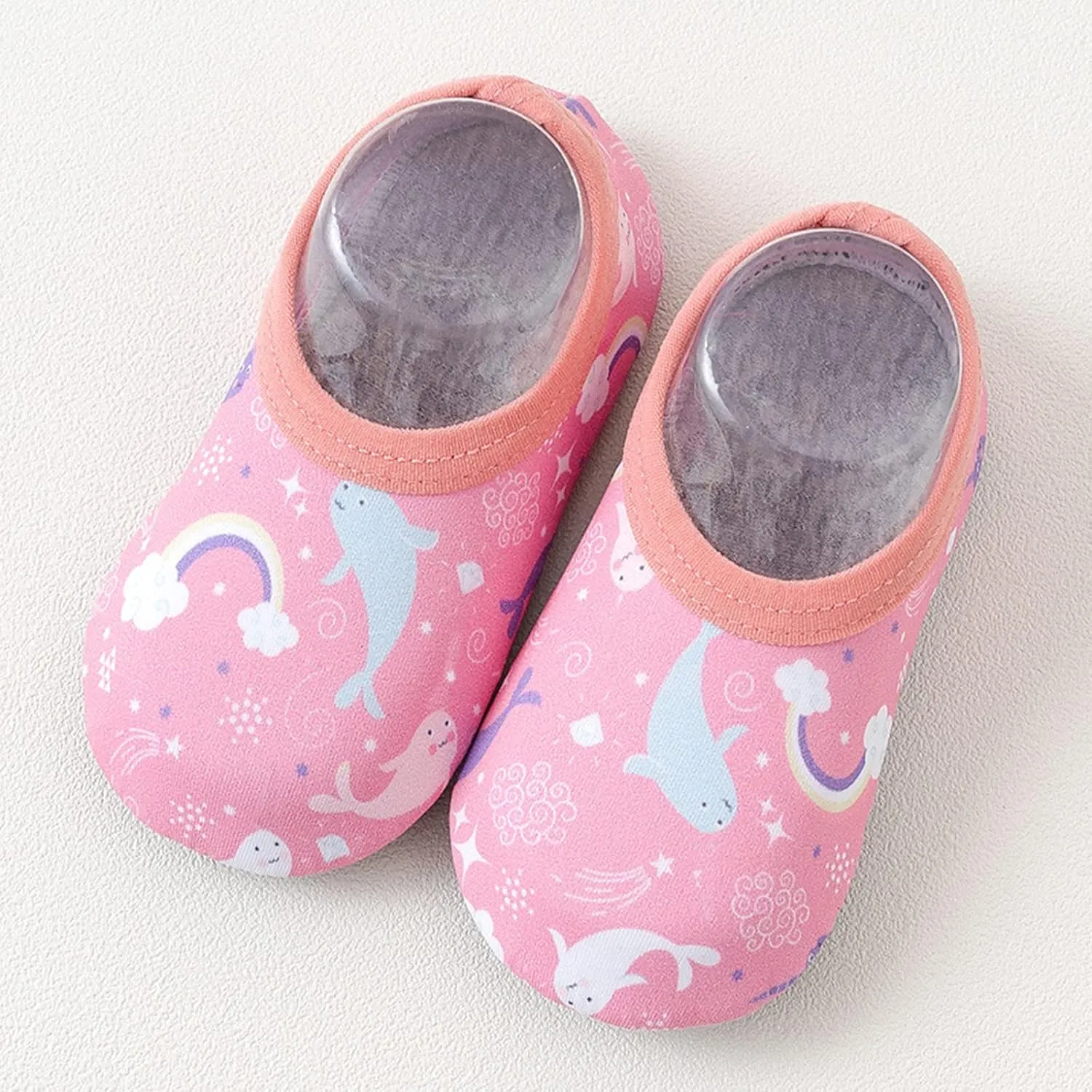 Infant Basketball Girls Kids Swim Socks Barefoot Non-Slip Shoes Baby Boys Cartoon Shoes Water 18 Month Shoes