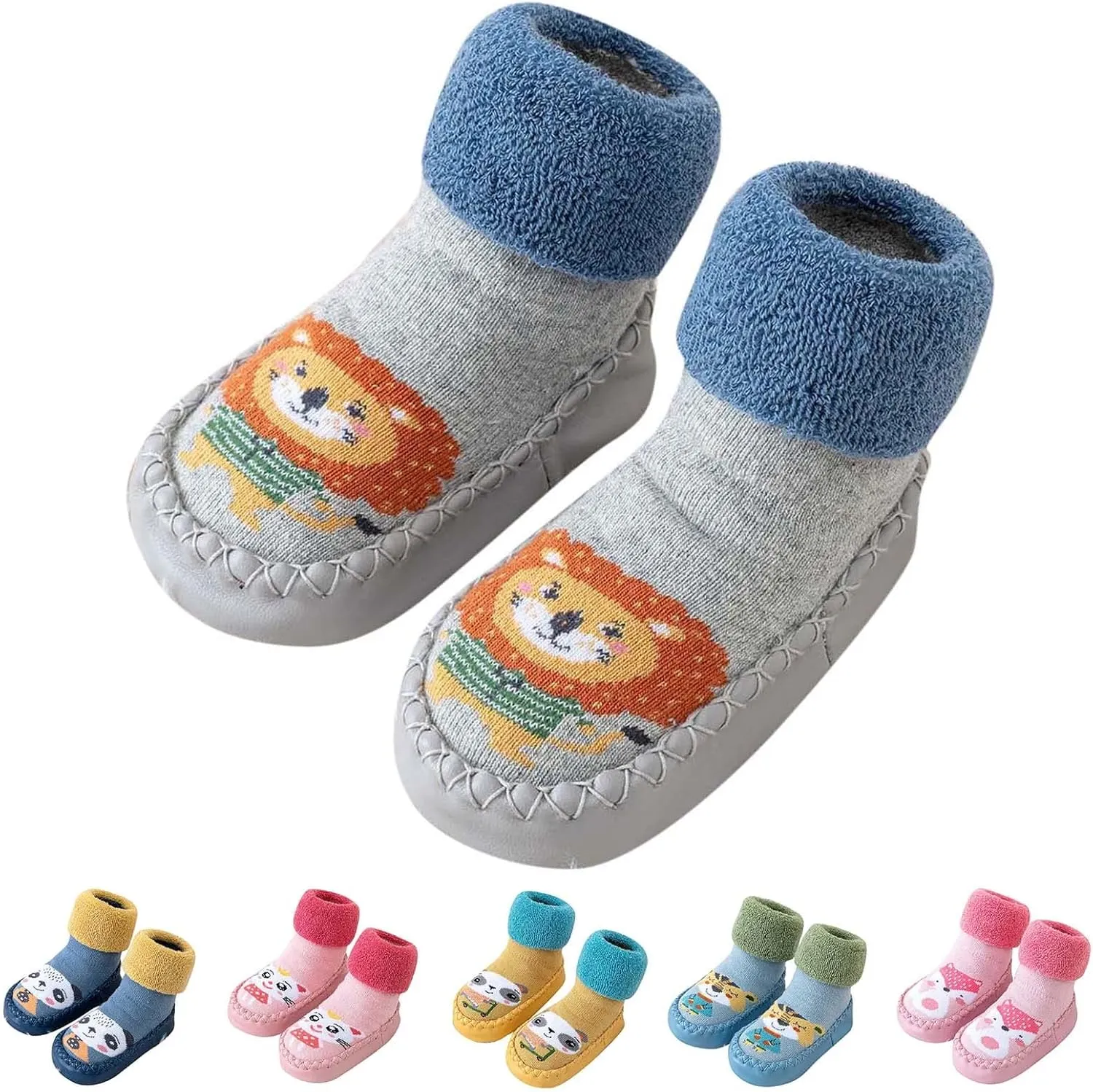 Infant Shoes Autumn and Winter Cute Children Toddler Shoes Flat Bottom Non Slip Socks Shoes Warm and Comfortable Gifts
