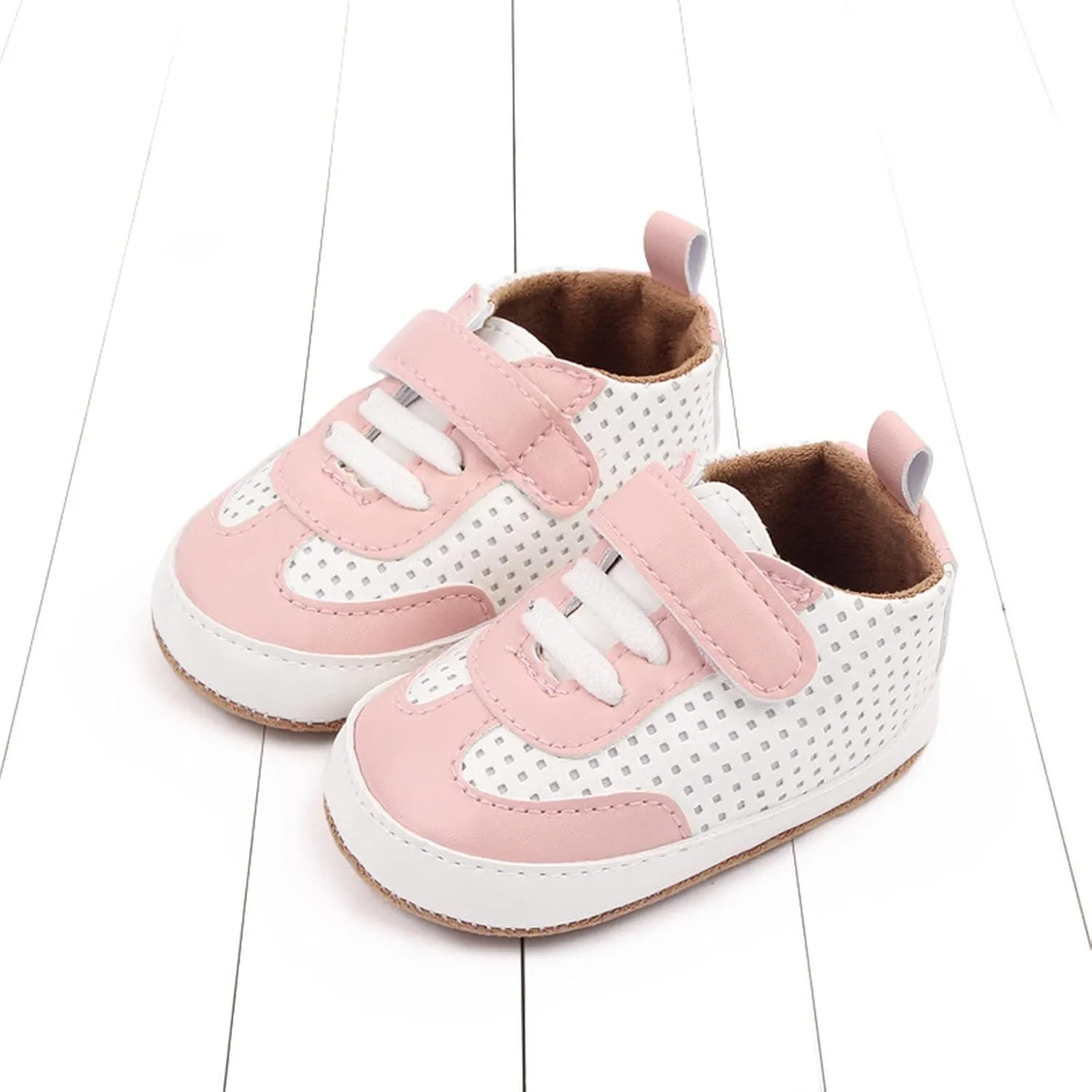 Infant Toddler Baby Boys Girls Shoes Unisex Non-Slip Breathable Soft Slip On First Walking Fashion Soft Sneakers