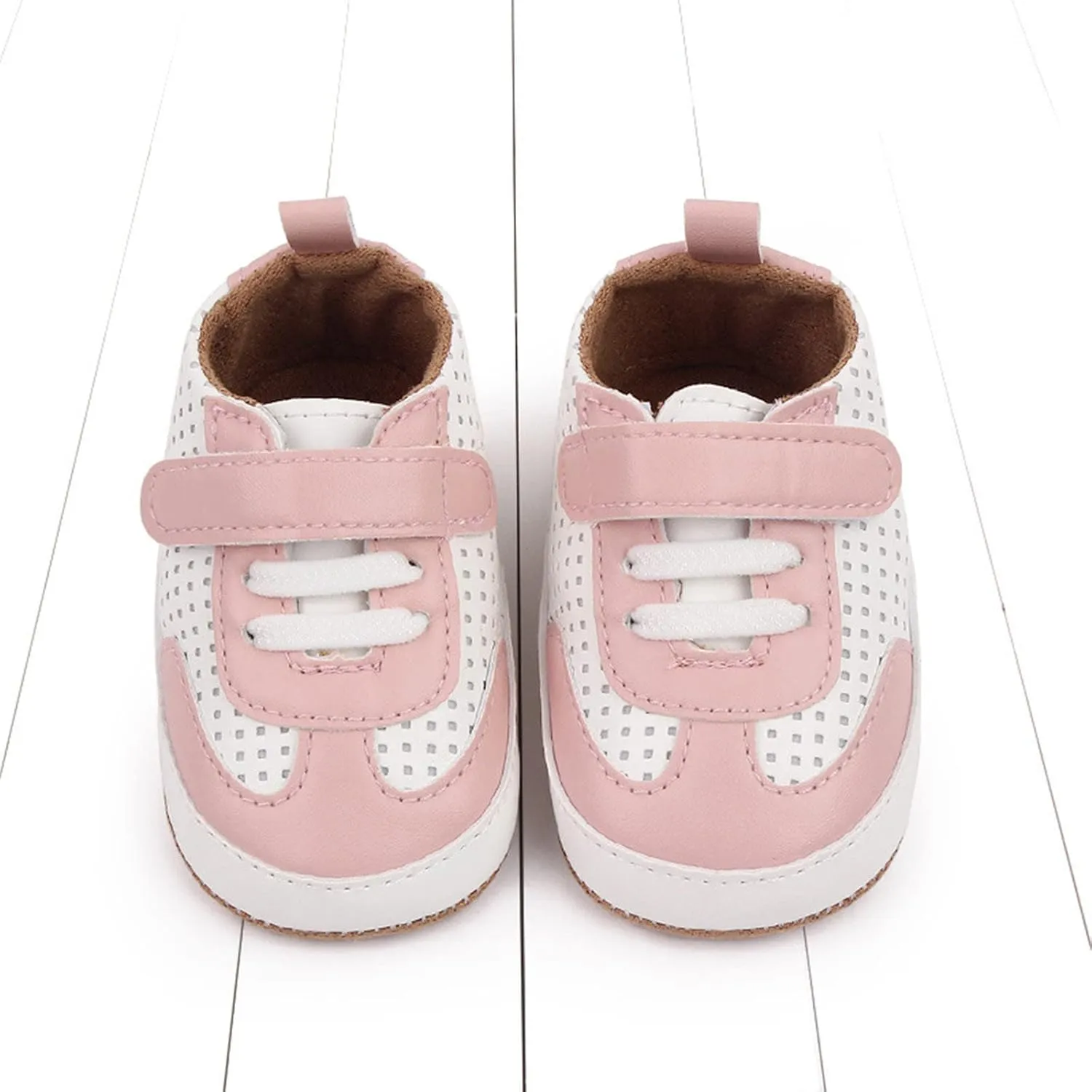 Infant Toddler Baby Boys Girls Shoes Unisex Non-Slip Breathable Soft Slip On First Walking Fashion Soft Sneakers