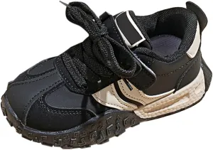 IWIHMIV Girls' Athletic Shoes Toddler Boy Tennis Shoes Boys Girls Sneakers Sports Shoes Lightweight Kids Fashion Casual Shoes