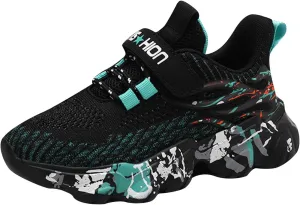 IWIHMIV Kids Tennis Shoes Toddler Slip On Shoes Toddler Boys Breathable Non Slip Sneakers Running Walking Sports Shoes