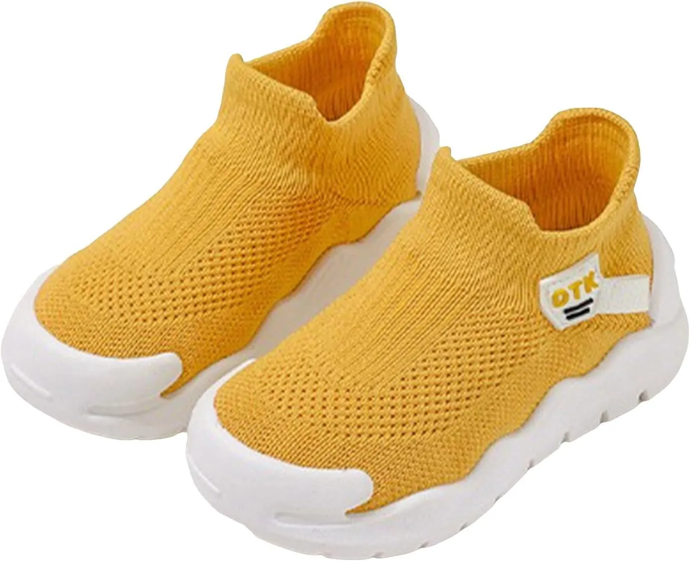 IWIHMIV Toddler Boy Sneakers Girls' Athletic Shoes Boys Slip On Shoes Tennis Shoes Lightweight Breathable Casual Walking Shoes