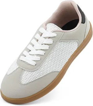 JENN ARDOR Womens Retro Fashion Sneakers Casual Walking Shoes Classic Non-Slip Comfort Dress Skate Shoes