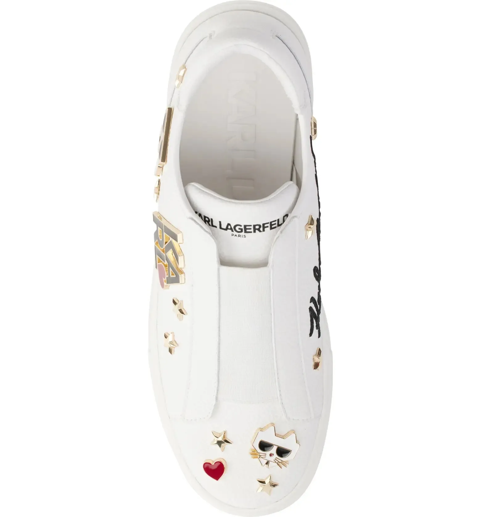 KARL LAGERFELD PARIS CAITIE SLIP-ON SNEAKERS