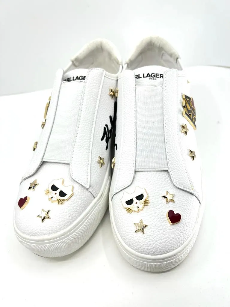 KARL LAGERFELD PARIS CAITIE SLIP-ON SNEAKERS