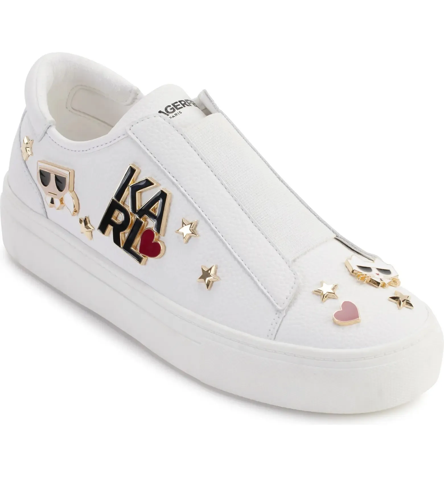 KARL LAGERFELD PARIS CAITIE SLIP-ON SNEAKERS