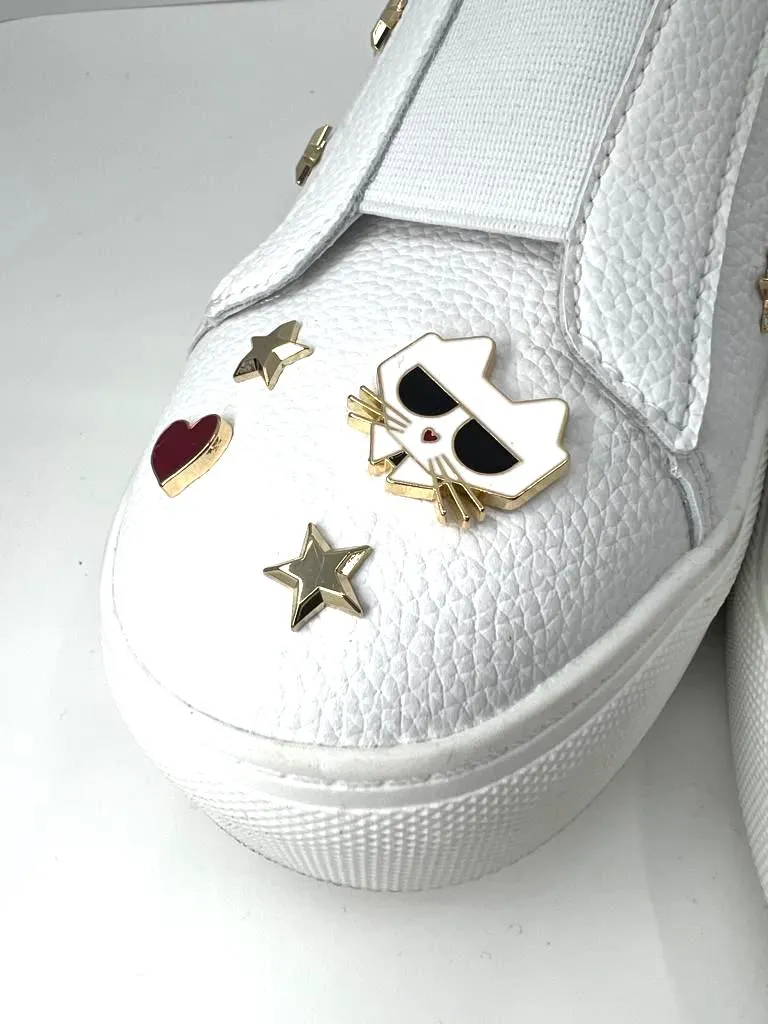 KARL LAGERFELD PARIS CAITIE SLIP-ON SNEAKERS