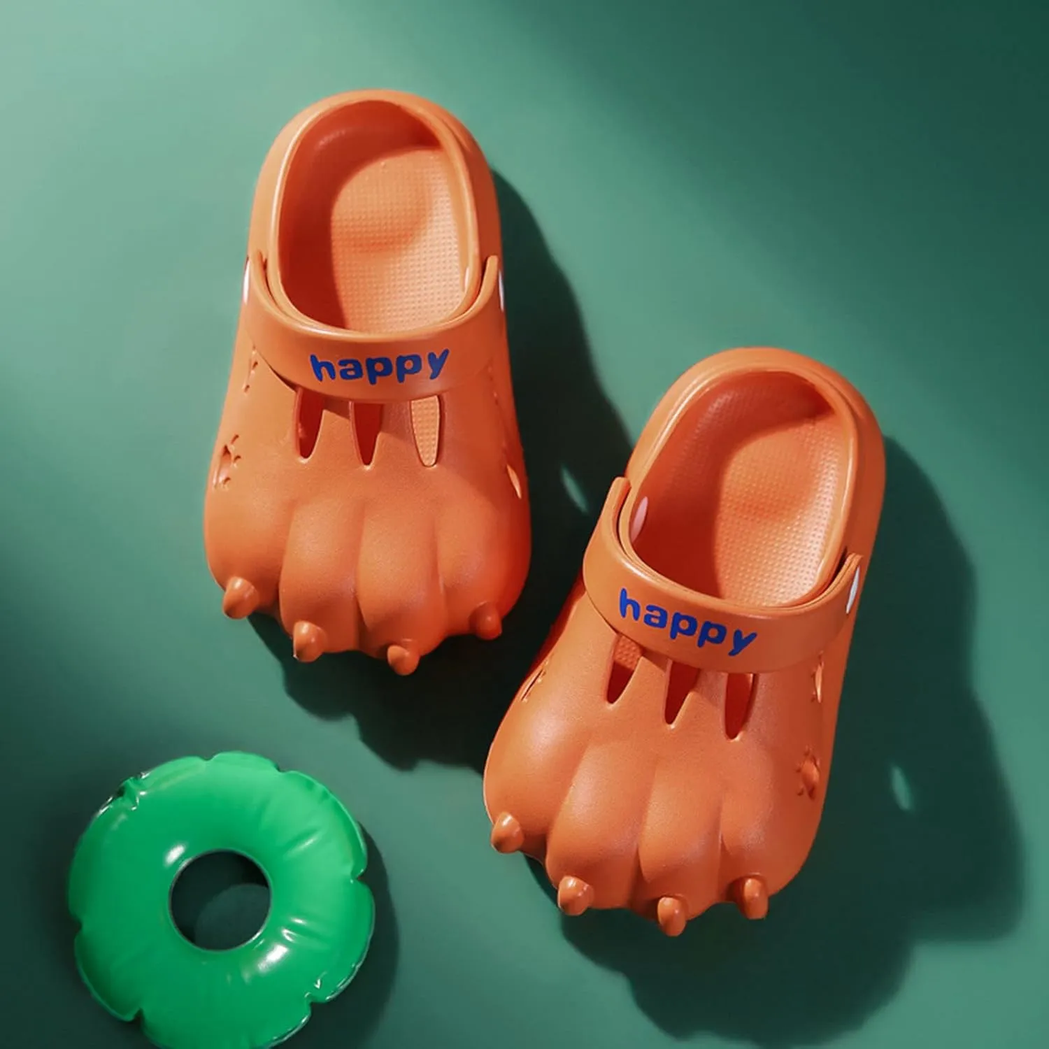 Kid Black Slipper Kids Garden Beach Dinosaur Clogs Summer Cute Indoor Outdoor Shower Boys Slide Slippers