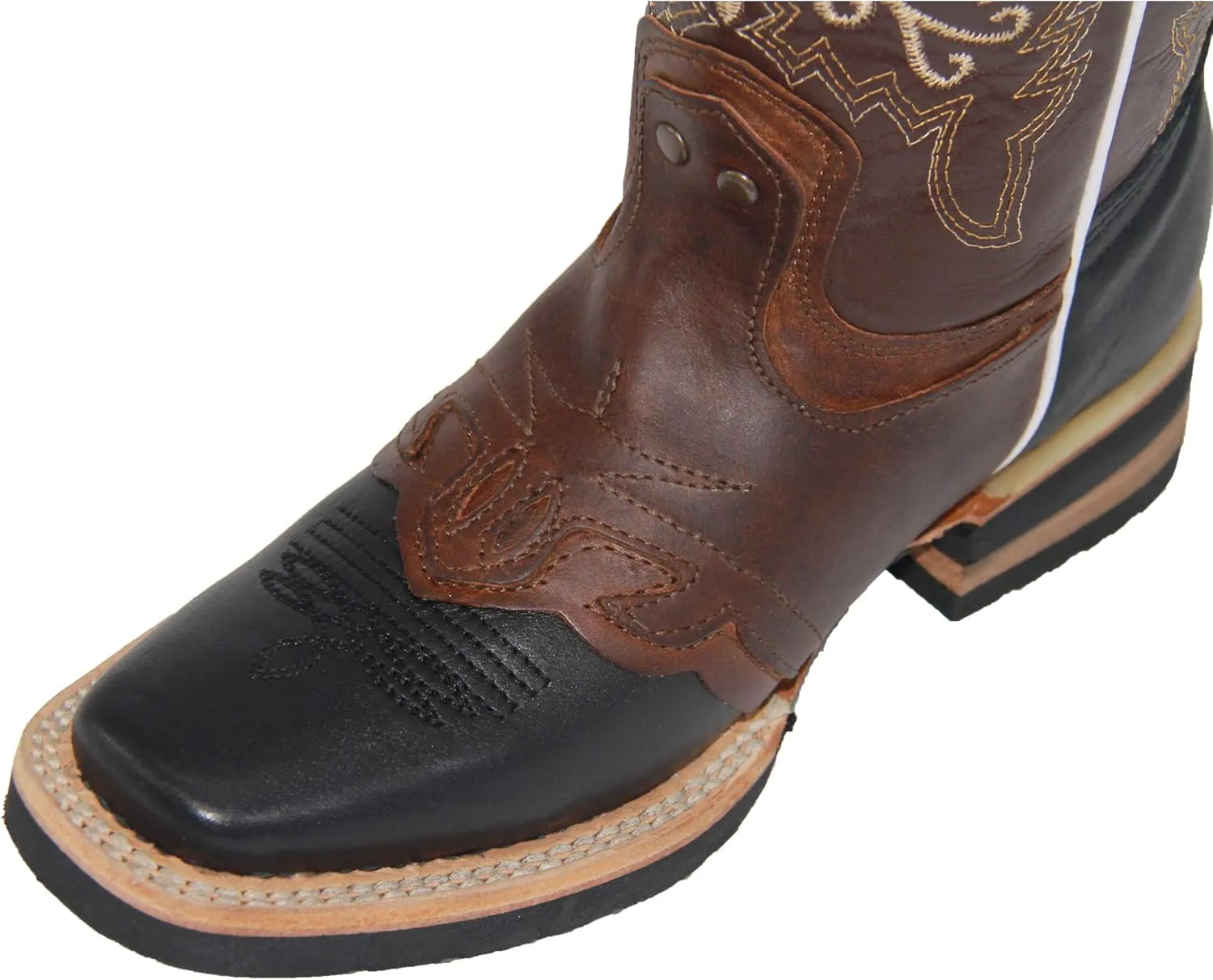 Kids Square Toe Western Cowboy Boot